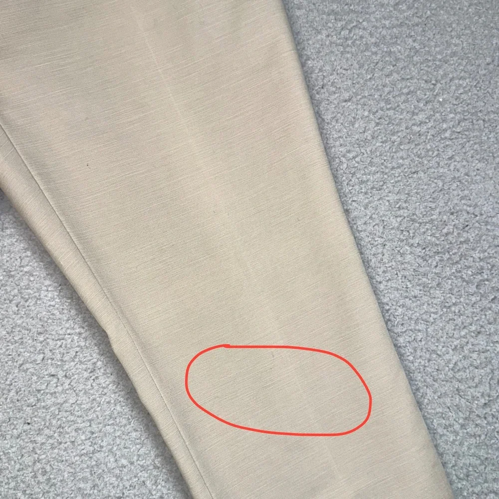Kate Spade Davis Capri Pants Womens 6 Tan Khaki Stretch Ankle Trouser Casual
